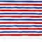 SINGER Horizontal Red, White & Blue Stripe Cotton Fabric